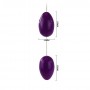 Фиолетовые анальные шарики вытянутой формы (Baile BI-014036-2-0603)