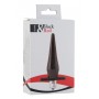 Черная водонепроницаемая вибровтулка Black Red - 12,7 см. (ToyFa 901301-5)