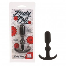 Черный силиконовый анальный стимулятор Booty Call - 9 см.  (California Exotic Novelties SE-0396-15-2)