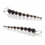 Черная анальная цепочка X-10 BEADS (California Exotic Novelties SE-1233-03-2)