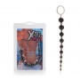 Черная анальная цепочка X-10 BEADS (California Exotic Novelties SE-1233-03-2)