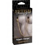 Чёрные с золотом зажимы на соски Gold Chain Nipple Clamps (Pipedream PD3977-27)