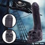 Черный фаллоимитатор-гигант с черепом Cock with Skull - 28 см. (O-Products 115-KB09)