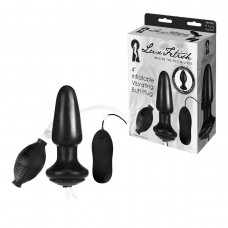 Надувная вибрирующая анальная пробка  Inflatable Vibrating Butt Plug - 10,2 см. (Lux Fetish LF5304)