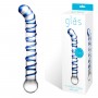 Изогнутый стеклянный фаллос G-Spot Glass Dildo - 17 см. (Glas GLAS-144)