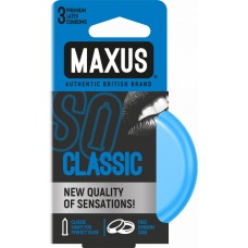 Классические презервативы в железном кейсе MAXUS Classic - 3 шт. (Maxus MAXUS Classic №3)