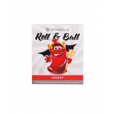 Стимулирующий презерватив-насадка Roll   Ball Cherry (Sitabella 1425)