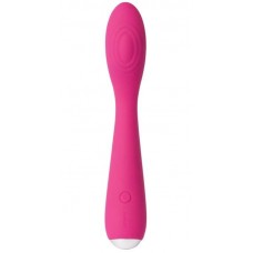 Ярко-розовый G-стимулятор IRIS Clitoral   G-spot Vibrator - 18 см. (Svakom S-11)