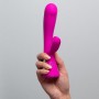 Розовый интерактивный вибратор Kiiroo Ohmibod Fuse - 18 см. (OhMiBod E28506)