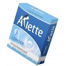 Презервативы Arlette Longer с продлевающим эффектом - 3 шт. (Arlette 803)