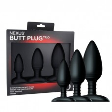 Набор из 3 черных анальных втулок NEXUS BUTT PLUG TRIO SET (Nexus Range E29744)