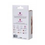Розовая силиконовая анальная пробка Loverty - 8 см. (ToyFa 357002)