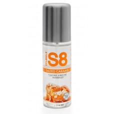 Смазка на водной основе S8 Flavored Lube со вкусом соленой карамели - 125 мл. (Stimul8 STF7407car)