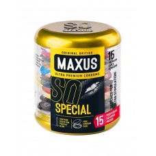 Презервативы с точками и рёбрами MAXUS Special - 15 шт. (Maxus MAXUS Special №15)