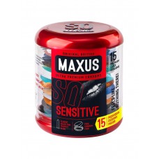 Ультратонкие презервативы MAXUS Sensitive - 15 шт. (Maxus MAXUS Sensitive №15)