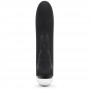 Черный вибратор с клиторальным отростком Greedy Girl Mini Rabbit Vibrator - 14 см. (Fifty Shades of Grey FS-74951)