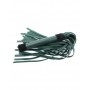 Изумрудная плеть Emerald Leather Whip с гладкой ручкой - 45 см. (БДСМ Арсенал 67011ars)