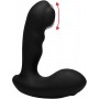 Черный стимулятор простаты Alpha-Pro 7X P-Milker Silicone Prostate Stimulator with Milking Bead (XR Brands AG151)