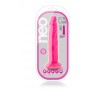Розовый реалистичный фаллоимитатор на присоске NEO 7.5INCH DUAL DENSITY COCK - 17 см. (Blush Novelties BL-29110)