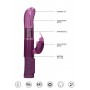 Фиолетовый вибратор-кролик Rotating Butterfly - 22,8 см. (Shots Media BV SHTO003PUR)