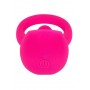 Ярко-розовое эрекционное кольцо Silicone Rechargeable Teasing Tongue Enhancer (California Exotic Novelties SE-1841-70-3)