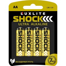 Батарейки Luxlite Shock (GOLD) типа АА - 4 шт. (Luxlite 07761)