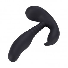 Черный стимулятор простаты Anal Pleasure Dual Vibrating Prostate Stimulator - 13,5 см. (Howells 182016Black)