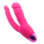 Розовый двойной вибратор INDULGENCE Rechargeable Insatiable Desire - 21 см. (Howells 174217pink)