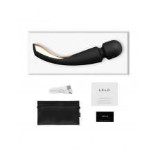 Черный вибромассажёр Lelo Smart Wand 2 Large - 30,4 см. (Lelo LEL7796)