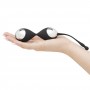 Черно-серебристые вагинальные шарики Inner Goddess Kegel Toner Balls (Fifty Shades of Grey FS-74942)