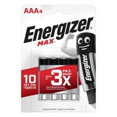 Батарейки Energizer MAX E92/AAA 1.5V - 4 шт. (Energizer E300157304)