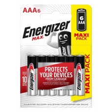 Батарейки Energizer MAX E92/AAA1.5V - 6 шт. (Energizer E301532701)