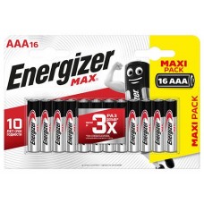 Батарейки Energizer MAX E92 1.5V типа ААА - 16 шт. (Energizer E301433301)