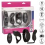 Черный вибронабор для двоих Silicone Remote Foreplay Set (California Exotic Novelties SE-0077-80-3)