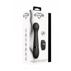 Черный вибромассажер Kegel Wand - 18,5 см. (Shots Media BV SEX004BLK)