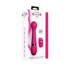 Розовый вибромассажер Kegel Wand - 18,5 см. (Shots Media BV SEX004PNK)