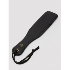 Черная шлепалка Bound to You Faux Leather Small Spanking Paddle - 25,4 см. (Fifty Shades of Grey FS-80140)