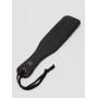 Черная шлепалка Bound to You Faux Leather Small Spanking Paddle - 25,4 см. (Fifty Shades of Grey FS-80140)