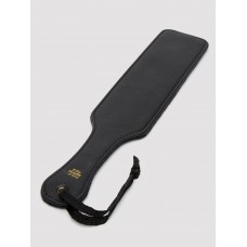 Черная шлепалка Bound to You Faux Leather Spanking Paddle - 38,1 см. (Fifty Shades of Grey FS-80141)