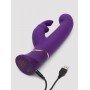 Фиолетовый вибратор Greedy Girl Power Motion Thrusting Rabbit Vibrator - 21,6 см. (Fifty Shades of Grey FS-80005)