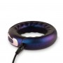 Фиолетовое эрекционное виброкольцо Saturn Vibrating Cock/Ball Ring (EDC HUE001)