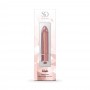 Розовая гладкая вибропуля So Divine Halo Bullet Vibrator - 8 см. (So divine J600DROSEGOLD)