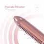 Розовая гладкая вибропуля So Divine Halo Bullet Vibrator - 8 см. (So divine J600DROSEGOLD)