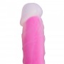 Ярко-розовый фаллоимитатор-реалистик So Divine Glorious Real skin feel pink dildo - 19 см. (So divine D0002-07)