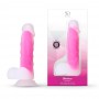 Ярко-розовый фаллоимитатор-реалистик So Divine Glorious Real skin feel pink dildo - 19 см. (So divine D0002-07)