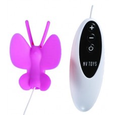 Фиолетовый клиторальный стимулятор Butterfly (NV Toys NVT-BUTTERFLY-PUR)