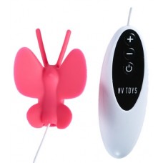 Розовый клиторальный стимулятор Butterfly (NV Toys NVT-BUTTERFLY-PNK)