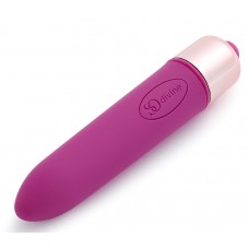 Ярко-розовая гладкая вибропуля Afternoon Delight Bullet Vibrator - 9 см. (So divine J600D02)