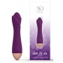 Фиолетовый вибратор Ooh La La Flower Vibrator - 18 см. (So divine J06016)