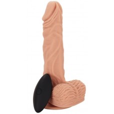 Телесный ротатор-реалистик SUPER REALISTIC COCK WITH BALLS - 22 см. (Dream Toys 21708)